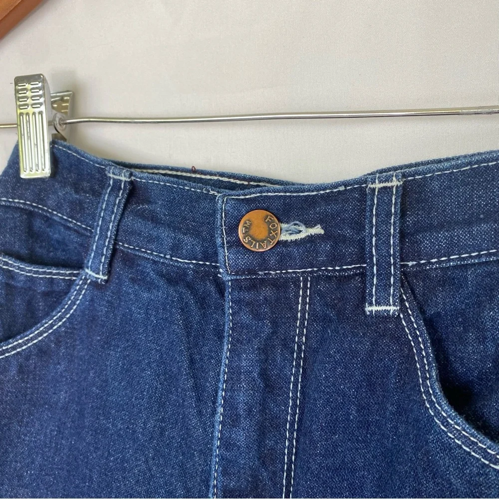 FOXTAILS Junior Vintage Denim Dark Wash Jeans Straight Leg High Rise Size‎ 3